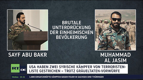 Trotz Gräueltat-Vorwürfen: Zwei Syrer von US-Sanktionsliste entfernt