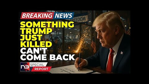 Breaking: Trump Just Killed Something With 3 Pens That Can Never Come Back