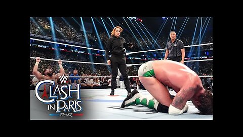 Becky Lynch SAVES Seth Rollins from defeat in absolute shocker Clash in Paris 2025 highlights - WWE