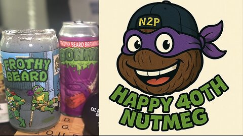 Frothy Beard Brewing Donnie #TMNT #Happy40thNUTMEG