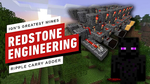 Build a Ripple Carry Adder in Minecraft (Ft. WildEngineering)