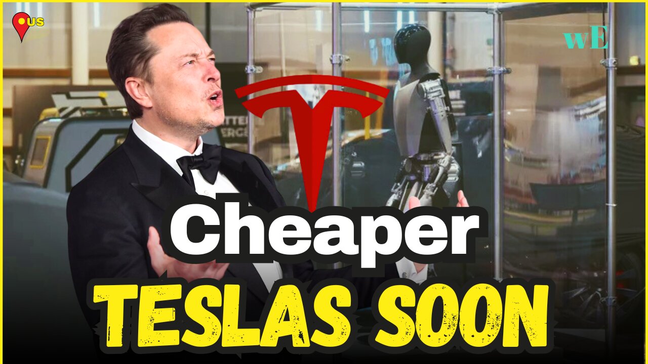 Elon Musk Reveals New Tesla Timeline: Self-Driving Cars, Robots & Cheaper Models! - WorldEye