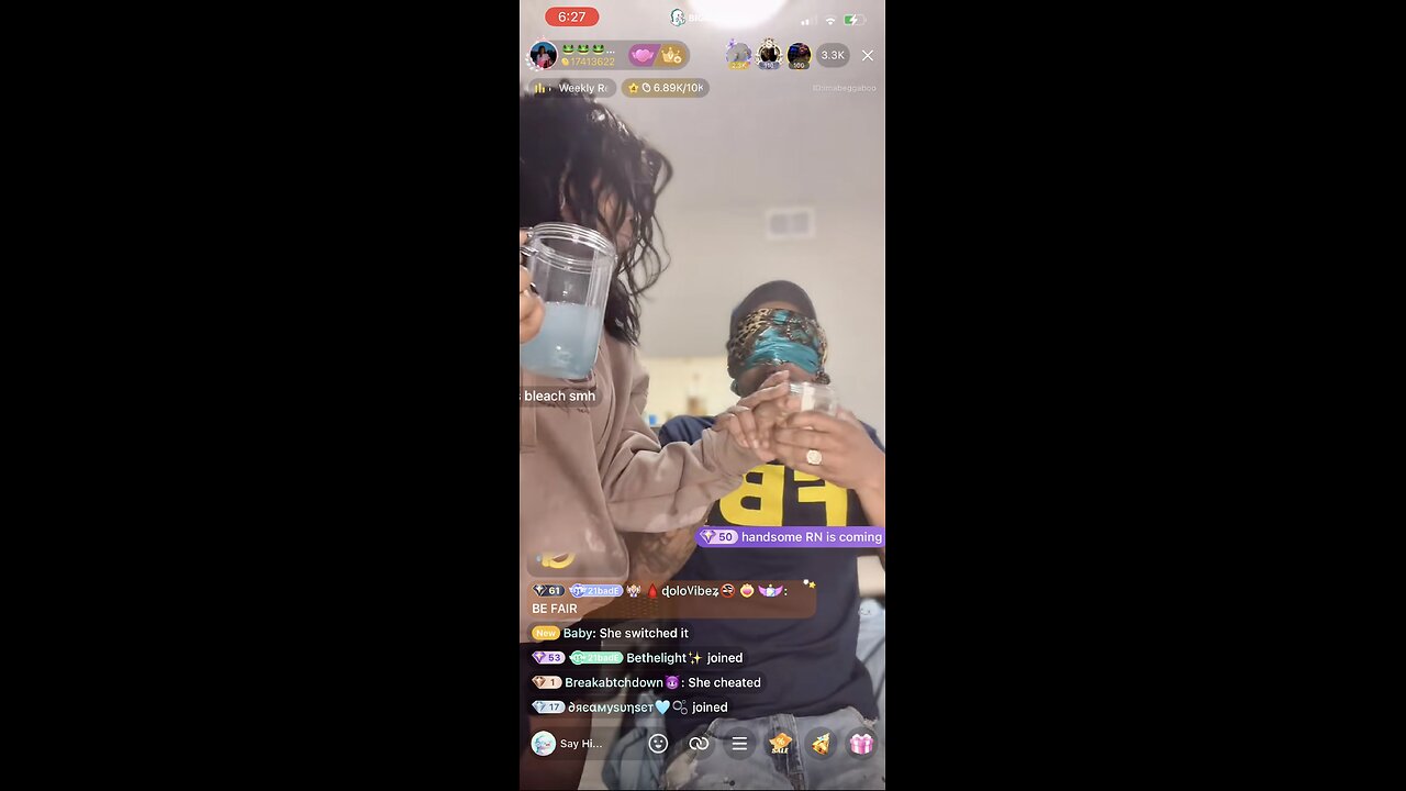 21 BAD BIH & DROSKI PLAY A CRAZY GAME OF TRUTH OR DARE! BIGO LIVE