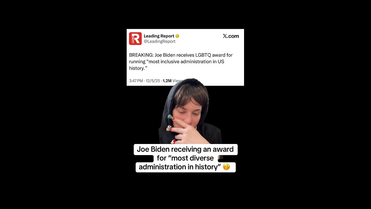 Joe Biden Awarded for “Most Inclusive Administration in History!”