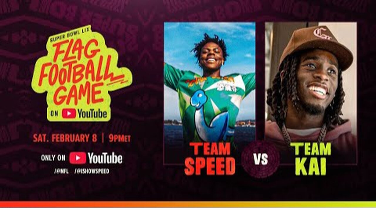 Team Speed vs. Team Kai @ Super Bowl LIX Flag Football Game