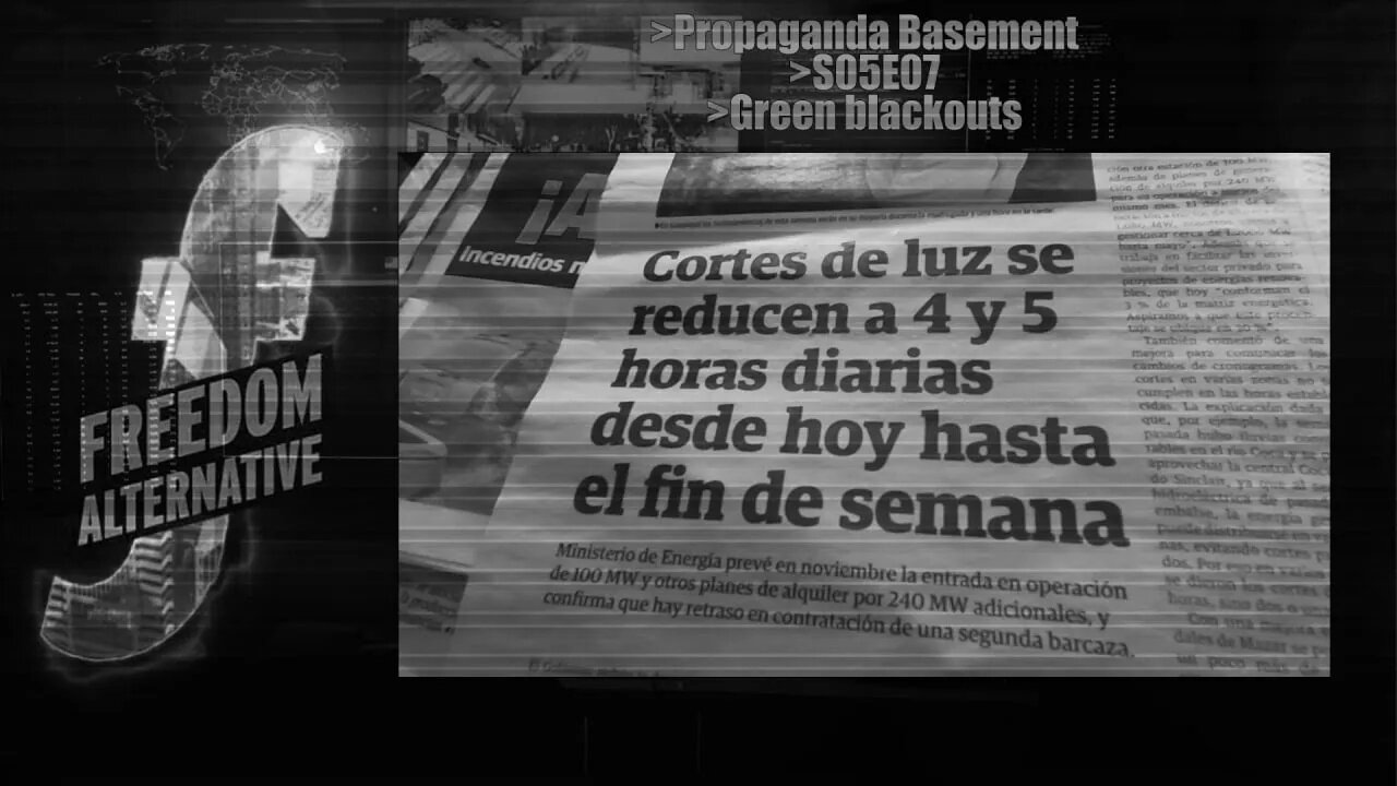 Green blackouts (case study: Ecuador)