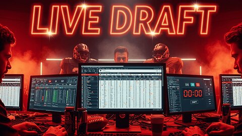 FANTASY Football Draft Happening LIVE Right Now