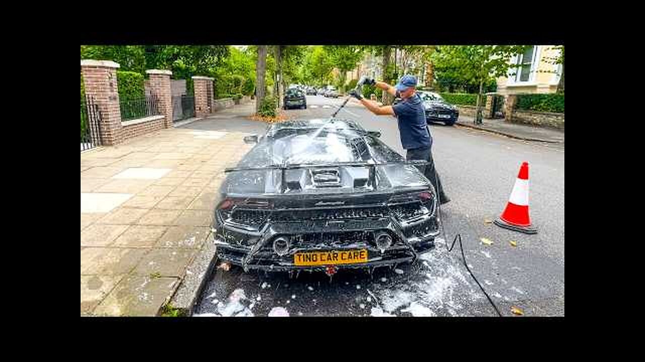 Day in the Life of a Luxury Car Cleaner in the UK