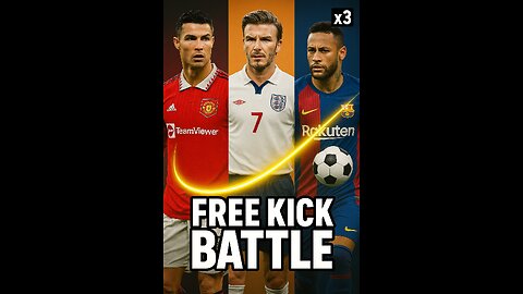 3 Legendary Free-Kicks: Ronaldo, Neymar & Beckham — Set-Piece Masterclass ⚽