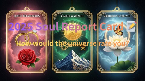 YOUR 2025 COSMIC SCORE REVEALED 📝 Tarot Year End Review