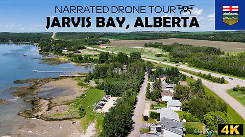 🌅 Jarvis Bay, Alberta 🏞️ 4K Drone