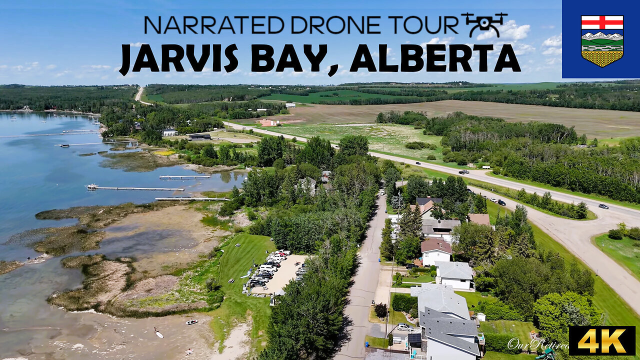 🌅 Jarvis Bay, Alberta 🏞️ 4K Drone