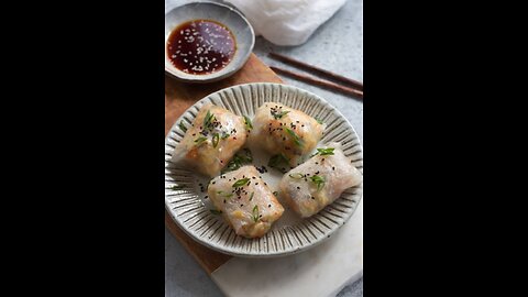 Rice Paper Crunch Dumplings