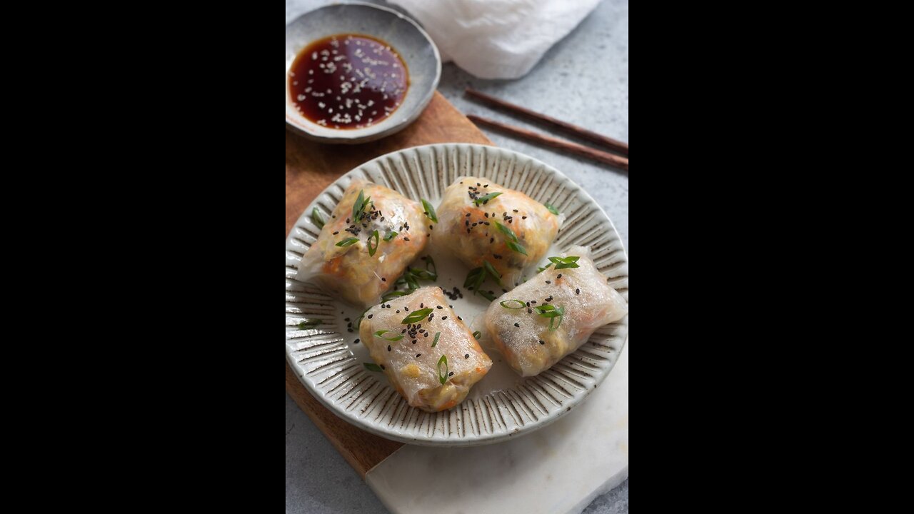 Rice Paper Crunch Dumplings