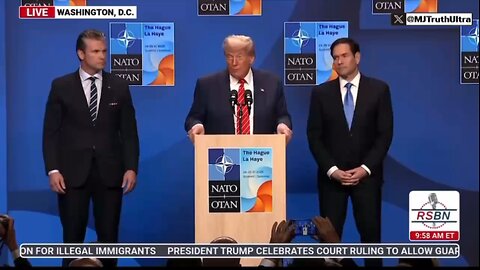 TRUMP: I want to thank the King and Queen, They’re Central Casting