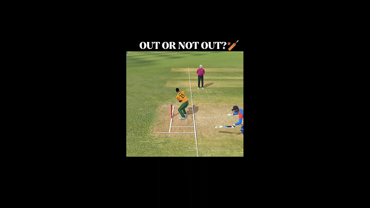 Out or not out comment me cricket🏏