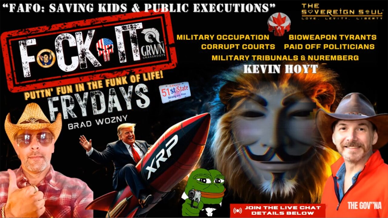 Brad Wozny BIG Intel July 26: "Kevin Hoyt Unleashes FAFO On [DS] Obama Sickos, Child Traffickers, NESARA"