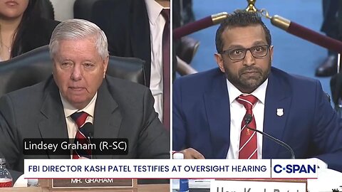 Lindsey Graham (R-SC) questions Kash Patel * 9/16/25