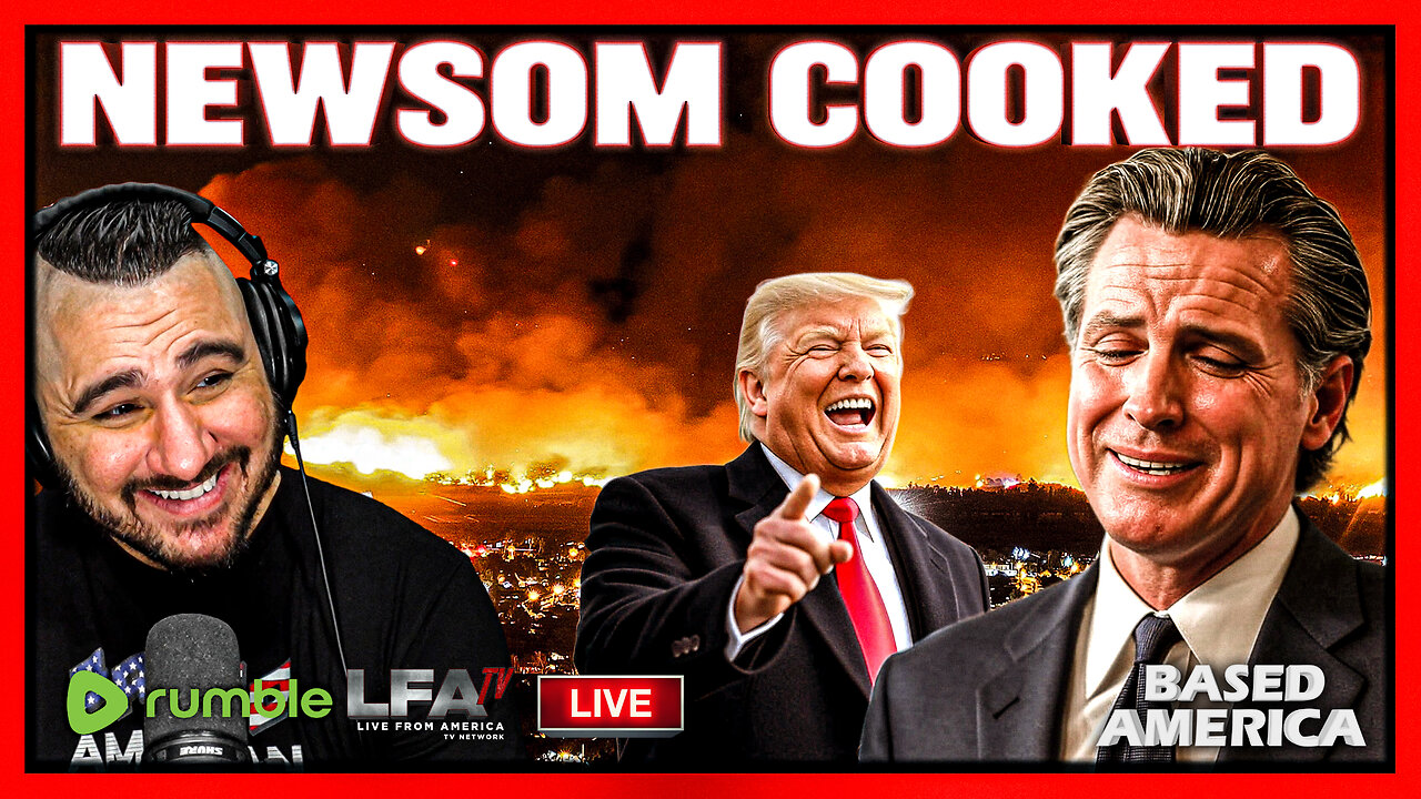 TRUMP COOKS NEWSOM, AGAIN | BASED AMERICA 7.17.25 5PM