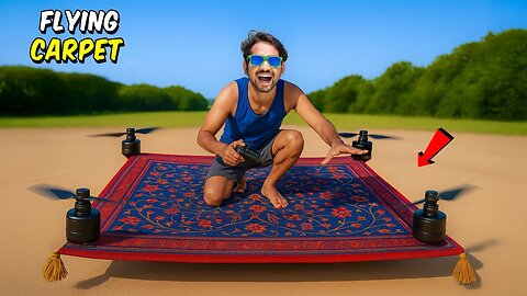 I Made Aladdin Flying Carpet -100% Real
