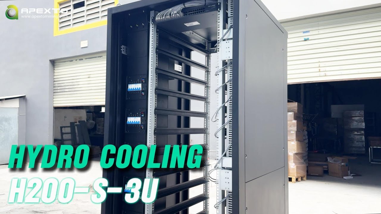 H200-S-3U Hydro Cooling Kit - Optimized for 14 Antminer U3S21EXPH Rigs