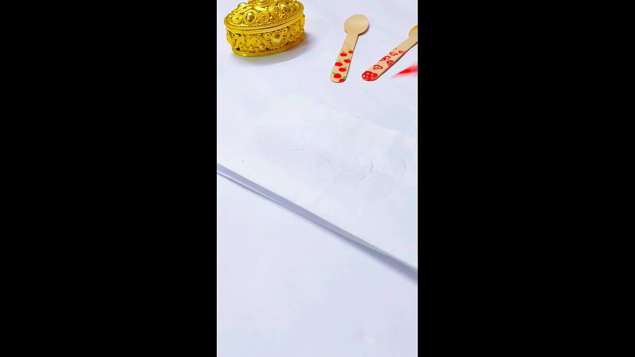 Easy Bow 🎀 painting with Doms brush pen || Easy painting hacks