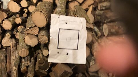 Testing 22 caliber black powder blanks