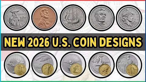 LOOK OUT! The NEW 2026 Coin Designs are Here! 9 New Coins for 250th Anniversary
