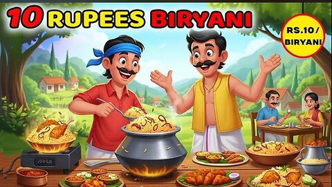 10 Rupees Biryani | English Stories | Learn English | English Stories | Moral Stories | Comedy