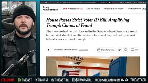 Democrats FURIOUS After GOP "BANS" WOMEN From Voting | Tim Pool