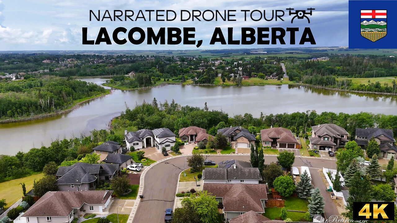 🚁 Lacombe, Alberta 🍁🌾 4K Drone