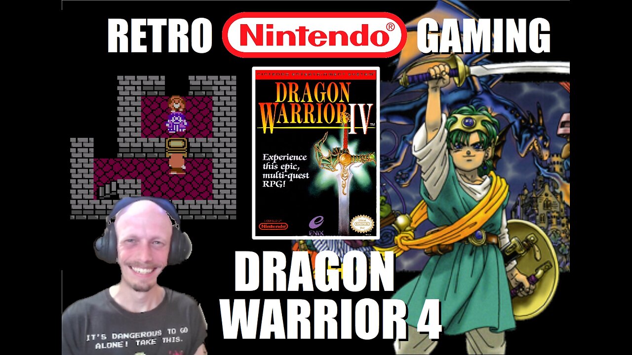 Dragon Warrior 4 (NES): Open your own Family Business running a Weapons Shop in a MultiQuest RPG
