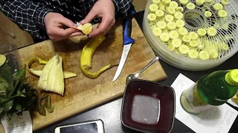 Dehydrating fruits Backpacking food
