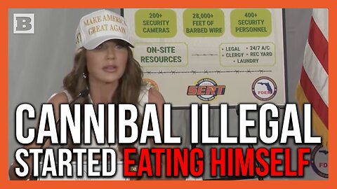 WTF?!? Kristi Noem Says Cannibal Illegal Started Eating Himself During Deportation