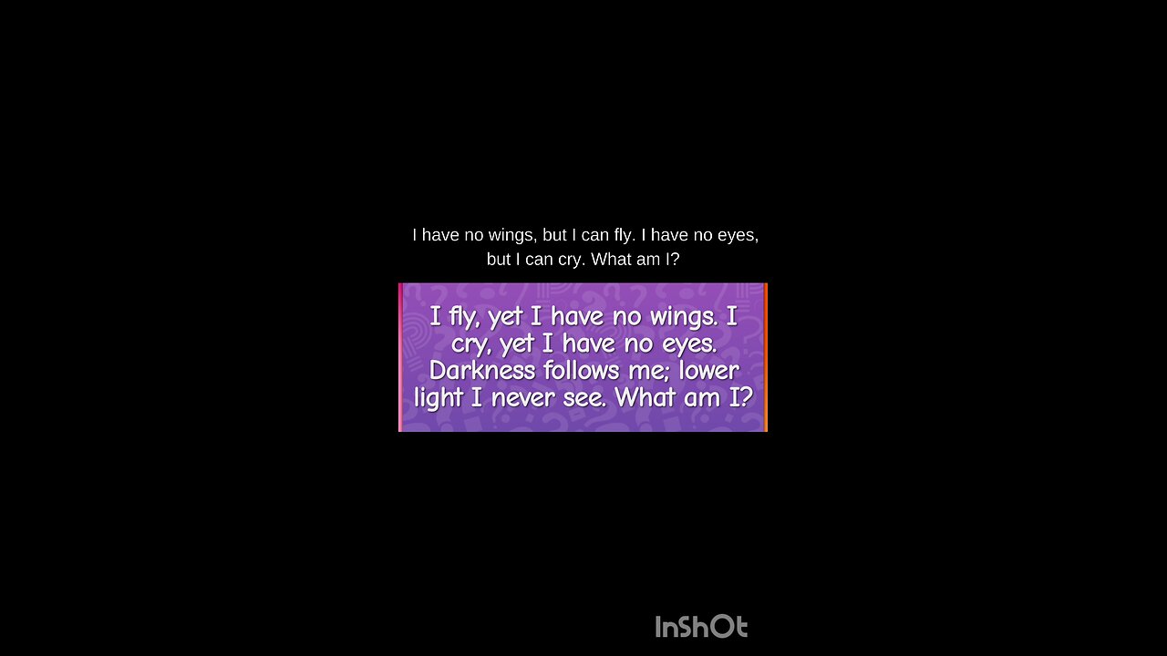 English riddles with answers