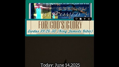(Welcome To our Daily Bible Study) Today: June 14,2025