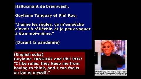 (English subs.) Brainwash: Guylaine TANGUAY et Phil ROY (Covid)