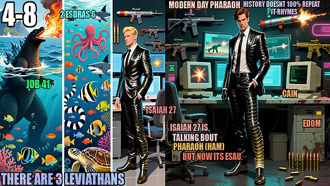 Isaiah 27 Three Leviathans, Dragons, Multi-Fold And Hard Scriptures, Branches Grafted In/Out 4-8