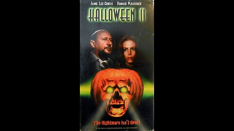 Halloween 2 🎃🗡 1981 VHS 📼 Movie