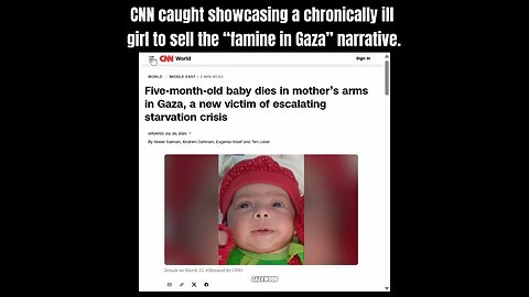 CNN falls right into the "Palestinian" propaganda BS machine. And all the idiots fall with them...