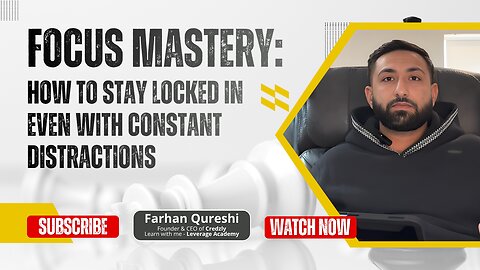 Focus Mastery: How To Stay Locked In Even With Constant Distractions