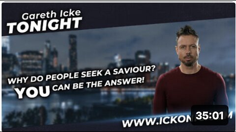 "Dr. Bryan Ardis Discusses Why People Seek a Saviour with Gareth Icke Tonight"