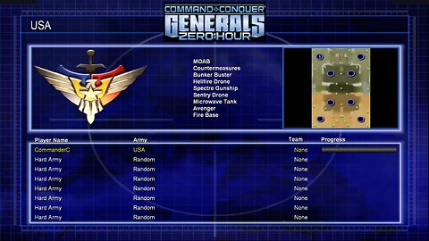 Command & Conquer: Generals Zero Hour - 1 Player vs 7 Hard AI (Random) - Part 3