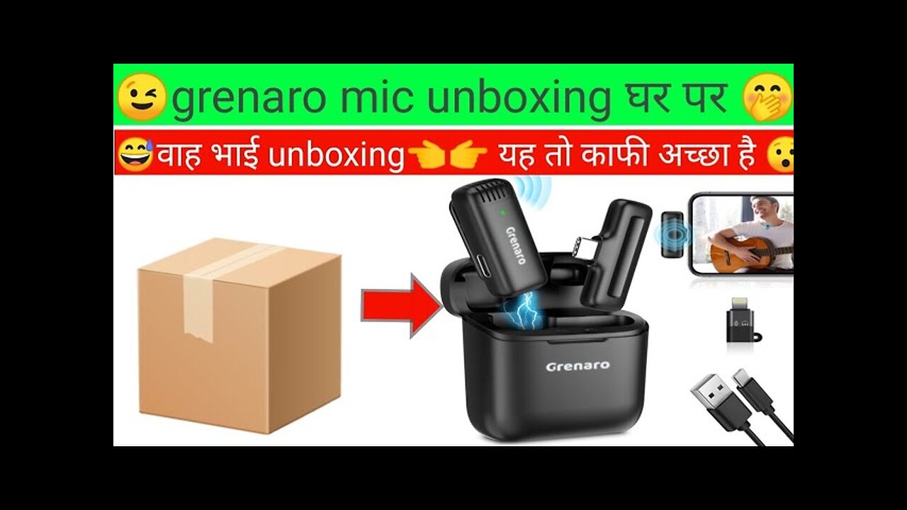 grenaro mic unboxing