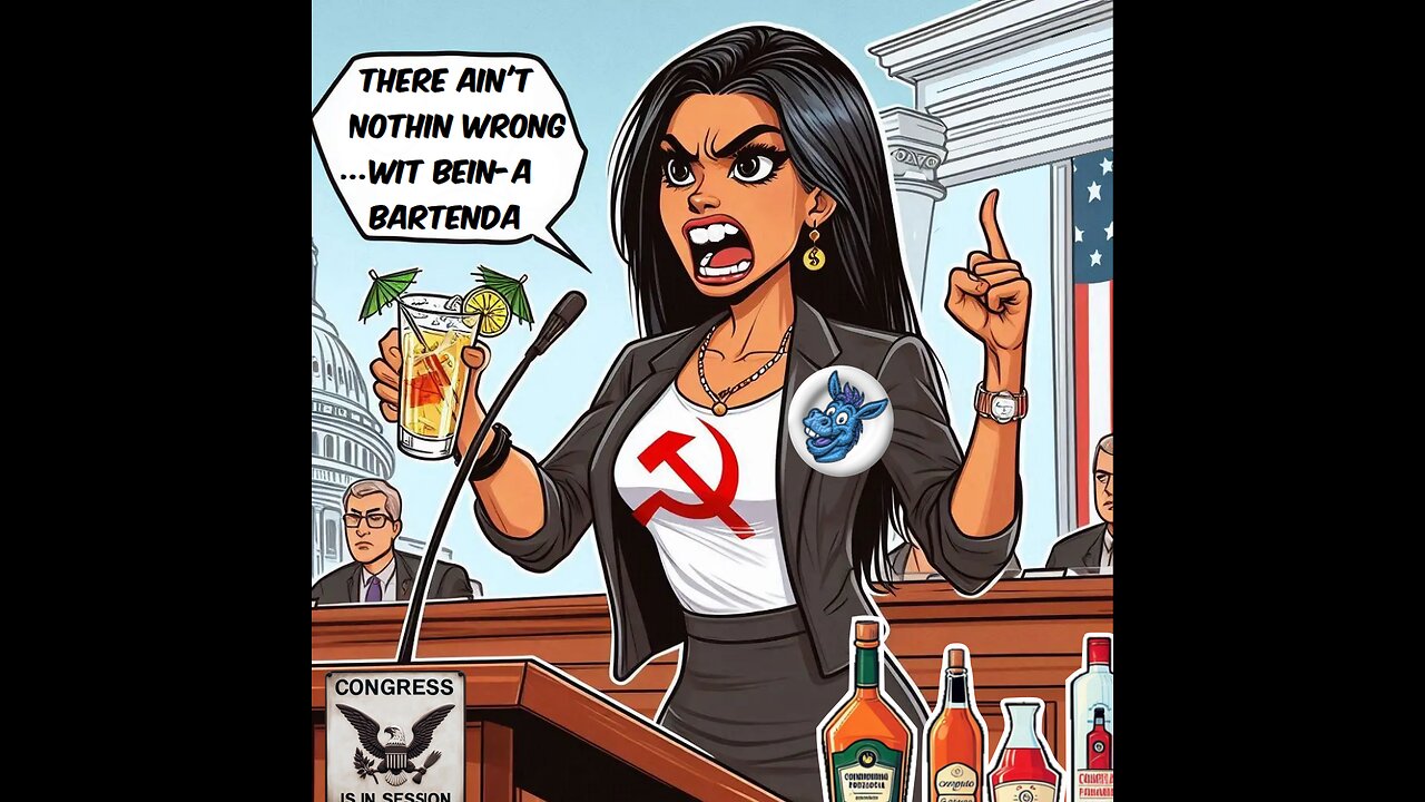SHE'S AOC BUBBLEHEAD #1 - HILARIOUS Political Alexandria Ocasio-Cortez Theme Song Roast