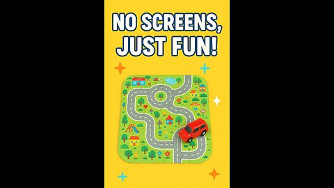 Screen Free Colorful Puzzle Car Track Toys