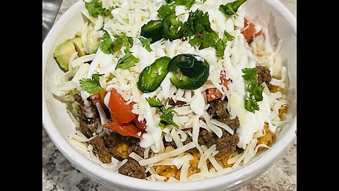 Taco Bowl Keto Friendly !