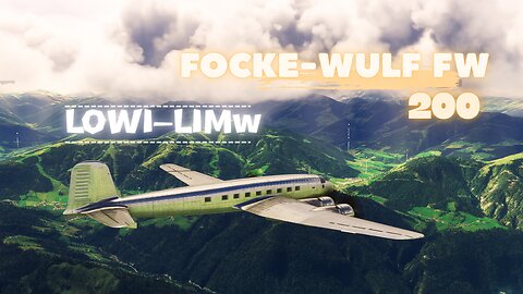 ПОЛЕТ С ФОЛКЕ КОНДОР ! LOWI-LIMW