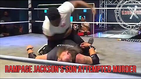 MMA Fighter Tries To Kill A Wrestler. 'Rampage Jackson's Son. 'Raja Jackson’s Violent Attack On Wrestler 'Syko Stu'