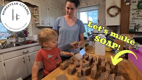 🧼 How to Craft Hot Process Soap with Farm-Fresh Lard & Milk 🧼